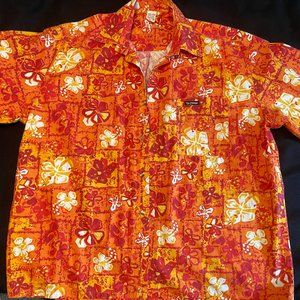 Te Mana Hawaiian Tropical Shirt Tahiti  XL